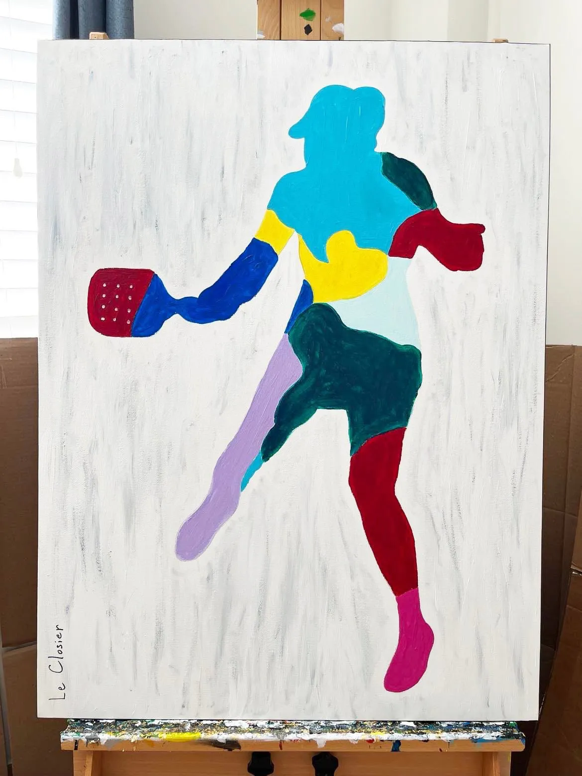 1 of 1 Pickleball Art Canvas   T-shirt by Le Closier