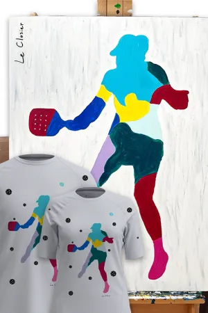 1 of 1 Pickleball Art Canvas   T-shirt by Le Closier