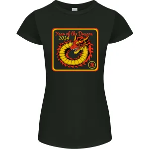 2024 Year of the Dragon Womens Petite Cut T-Shirt