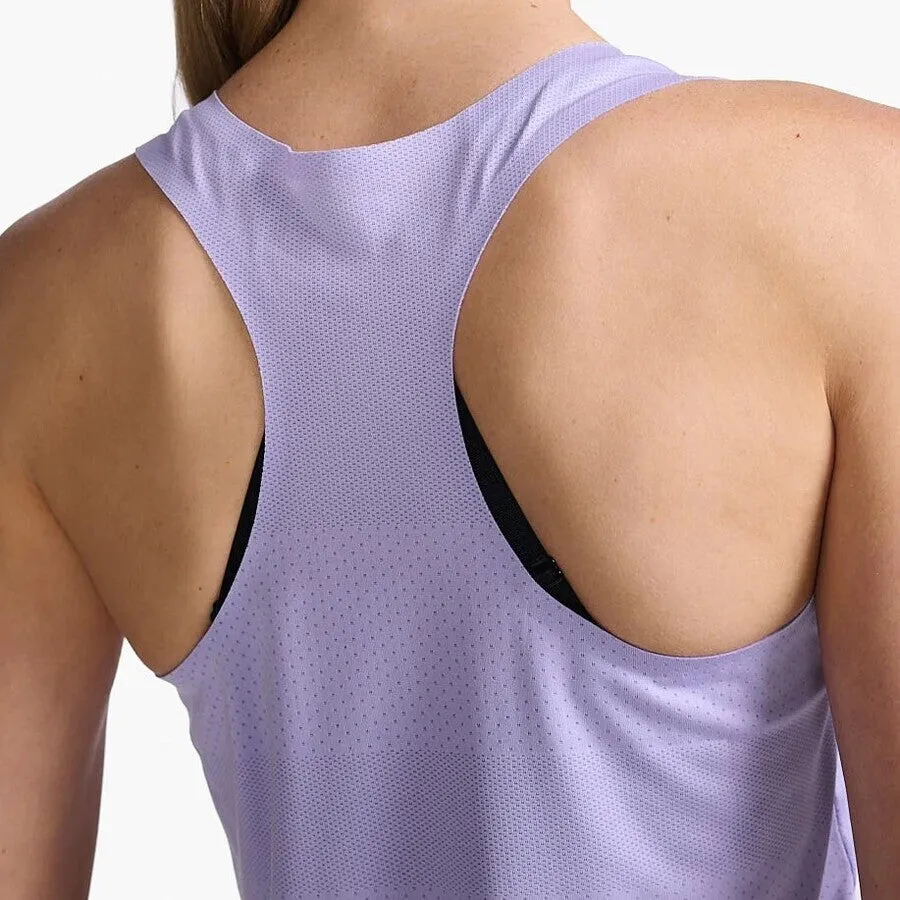 2XU Light Speed Tech Singlet | Lavender / White Reflective | Womens