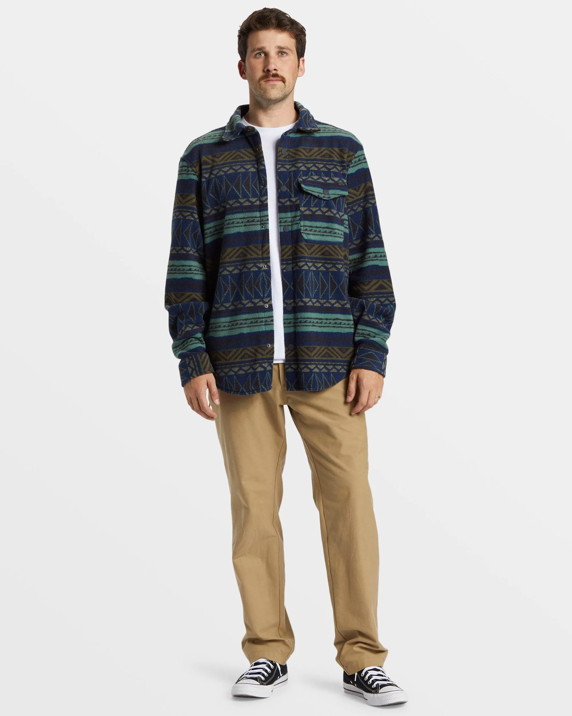 A/Div Furnace Flannel Shirt - Dusty Navy