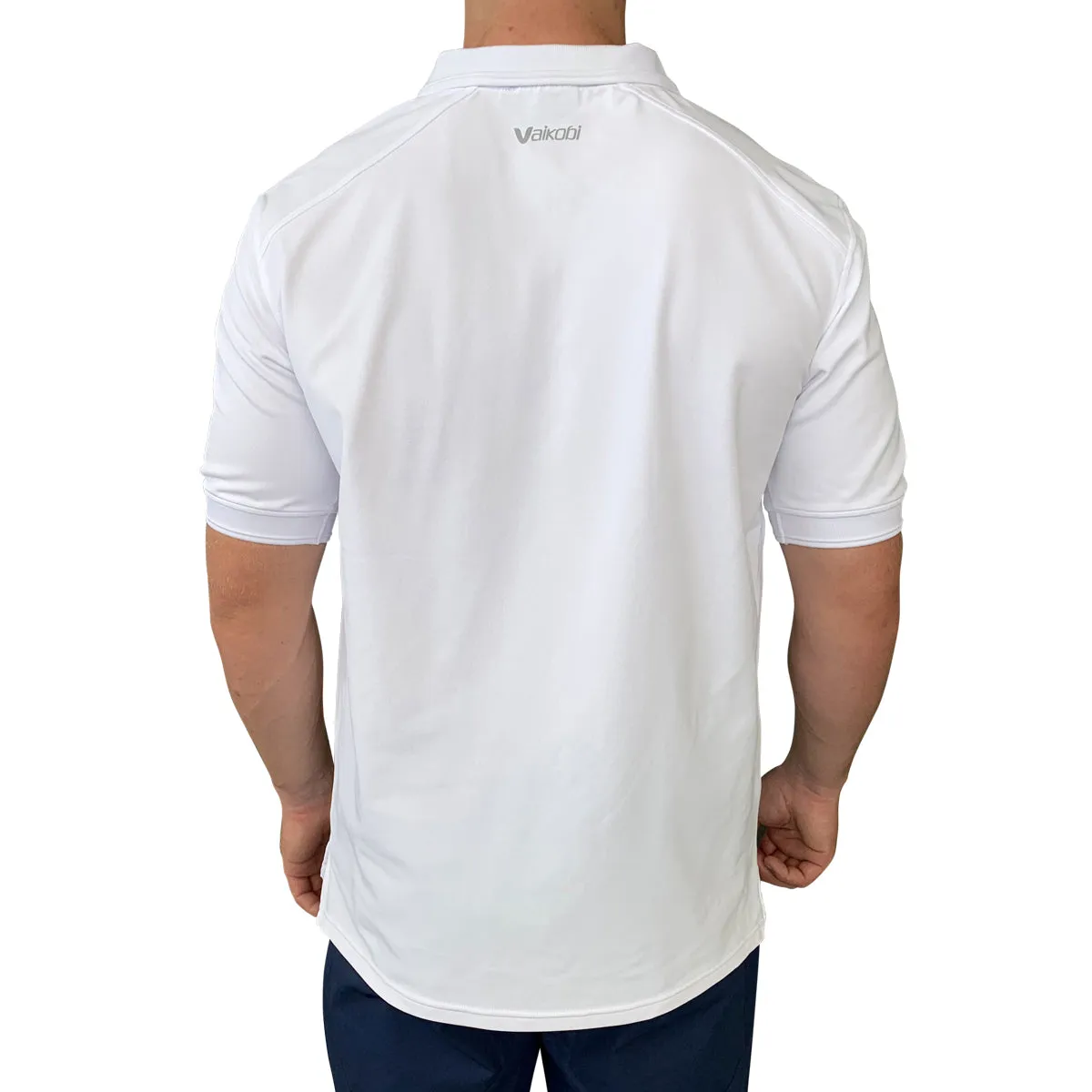 Antibes S/S Tech Polo - White