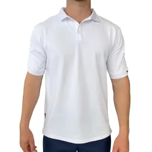 Antibes S/S Tech Polo - White