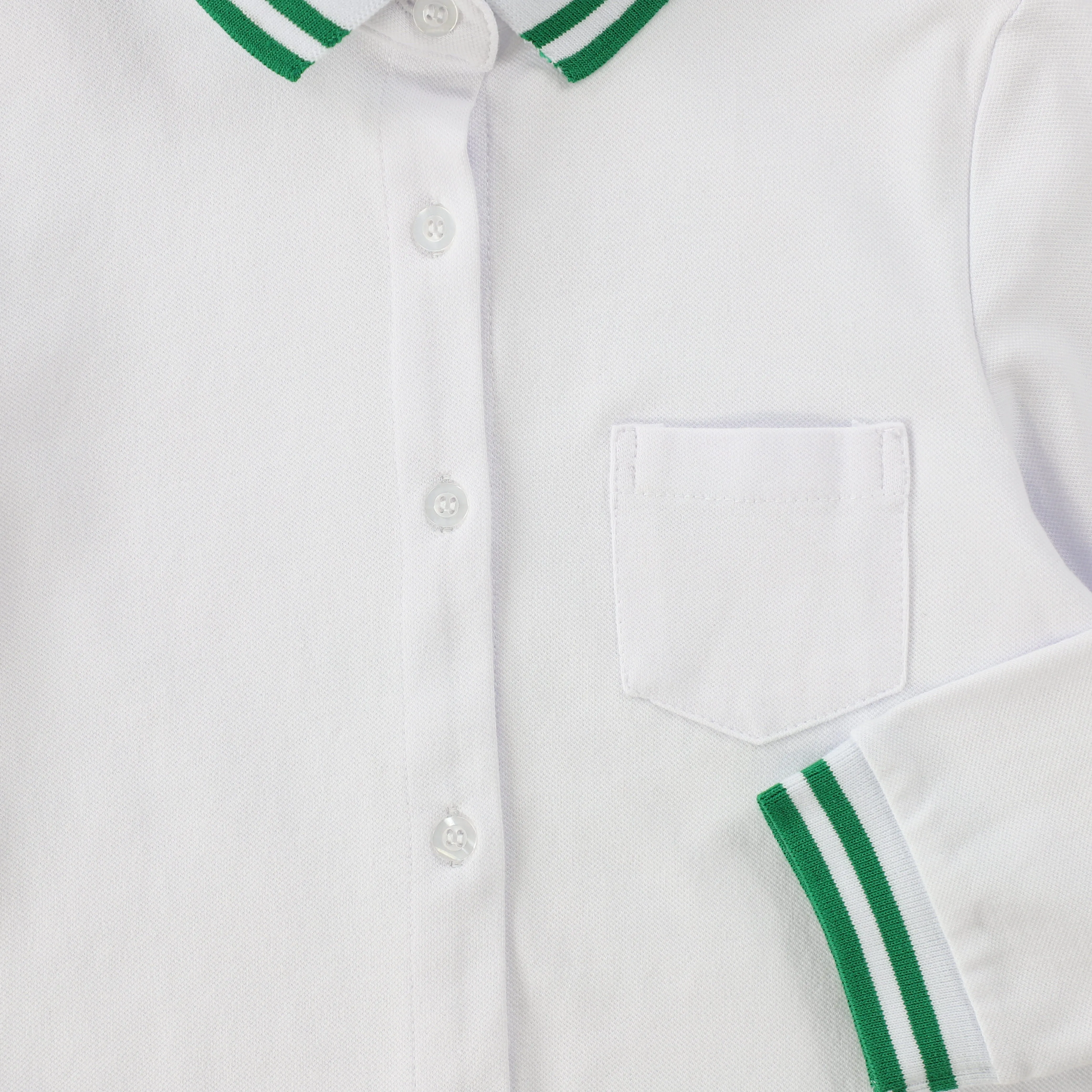 BACE COLLECTION WHITE PIQUE BUTTON DOWN TIE TOP [Final Sale]