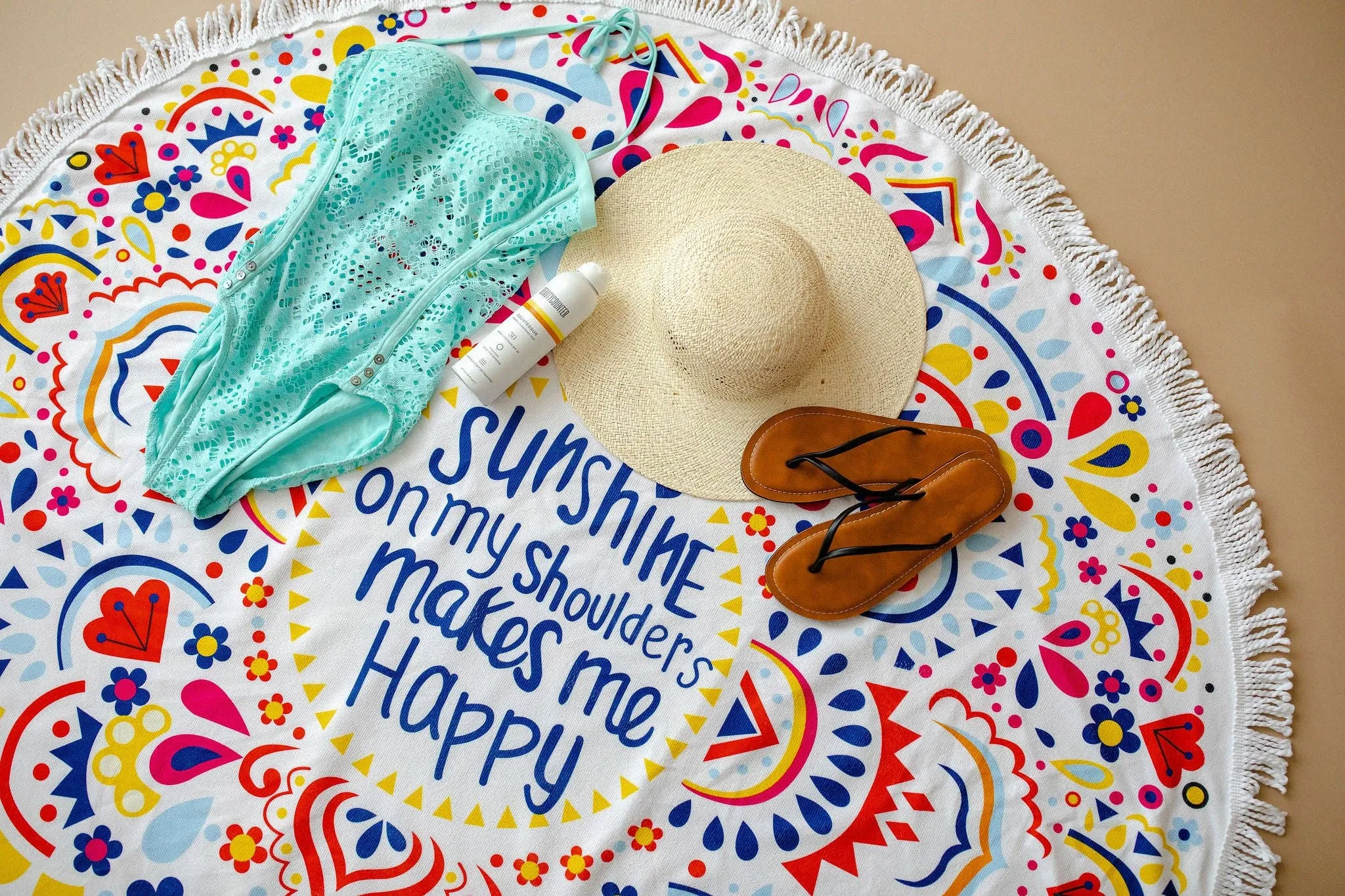 Beach Towel - Sunshine