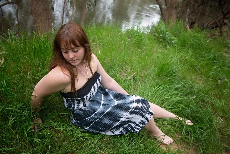 Beautiful Tie and Dye Bohemian Dress