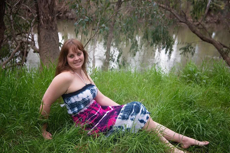 Beautiful Tie and Dye Bohemian Dress