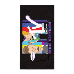 Beavis and Butt-Head MTV Logo Beach Towel