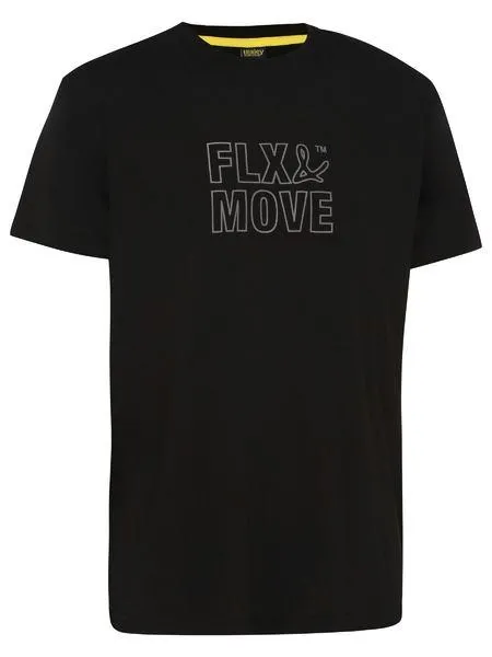 Bisley Flx & Move™ Cotton Outline Print Tee (BKT085)