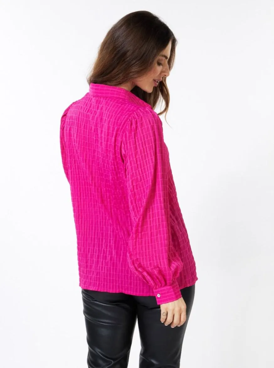 Blouse Structure Fabric [Fuchsia-F2315515]