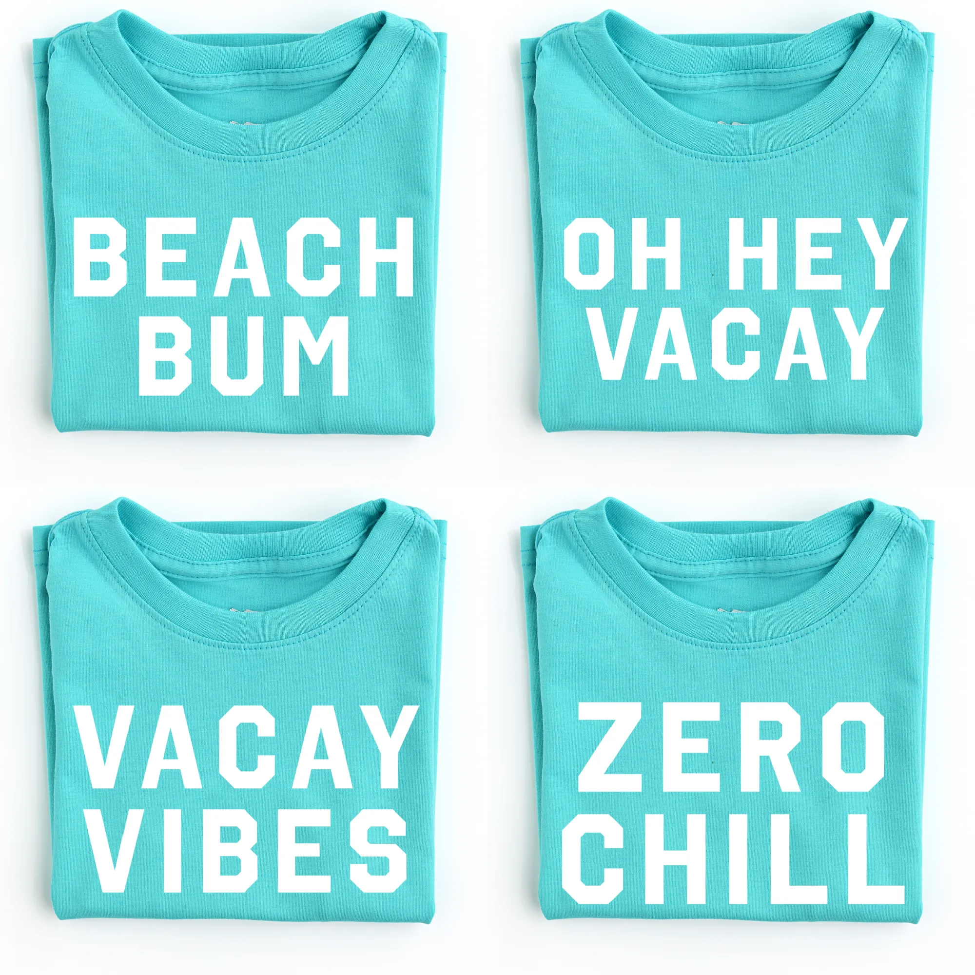 Blue Summer Graphic Tee