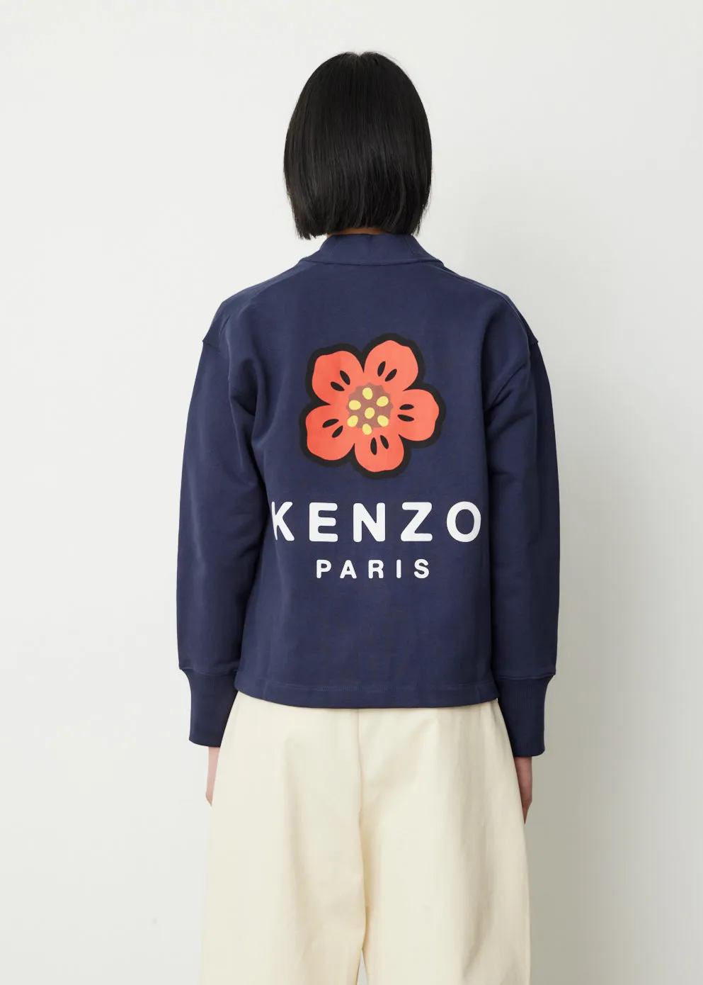 Boke Flower Sweater Cardigan