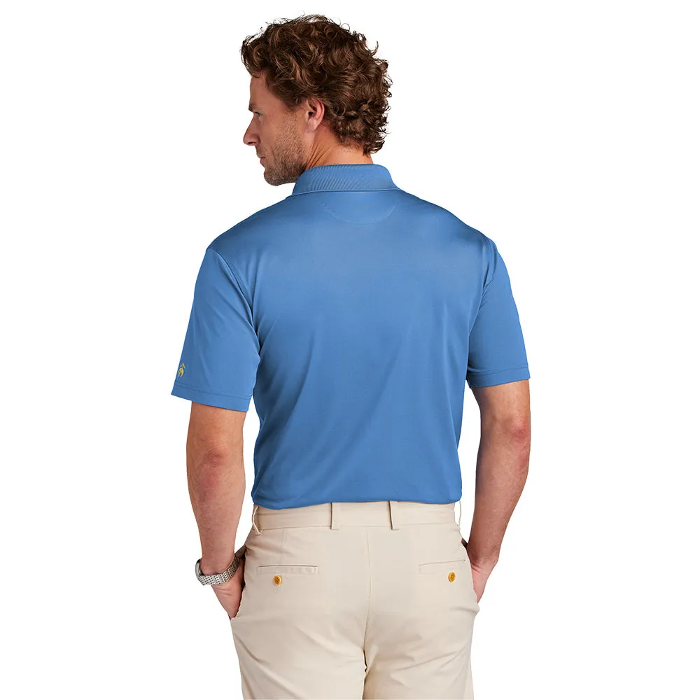 Brooks Brothers® Mesh Pique Performance Polo - Charter Blue