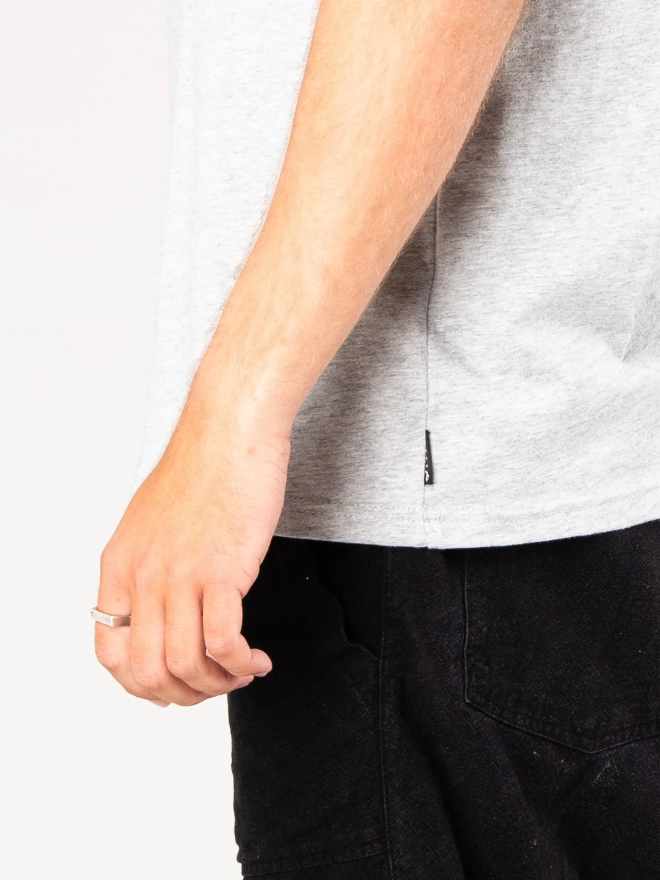 Eighty Eight Short Sleeve Tee - Grey Marle