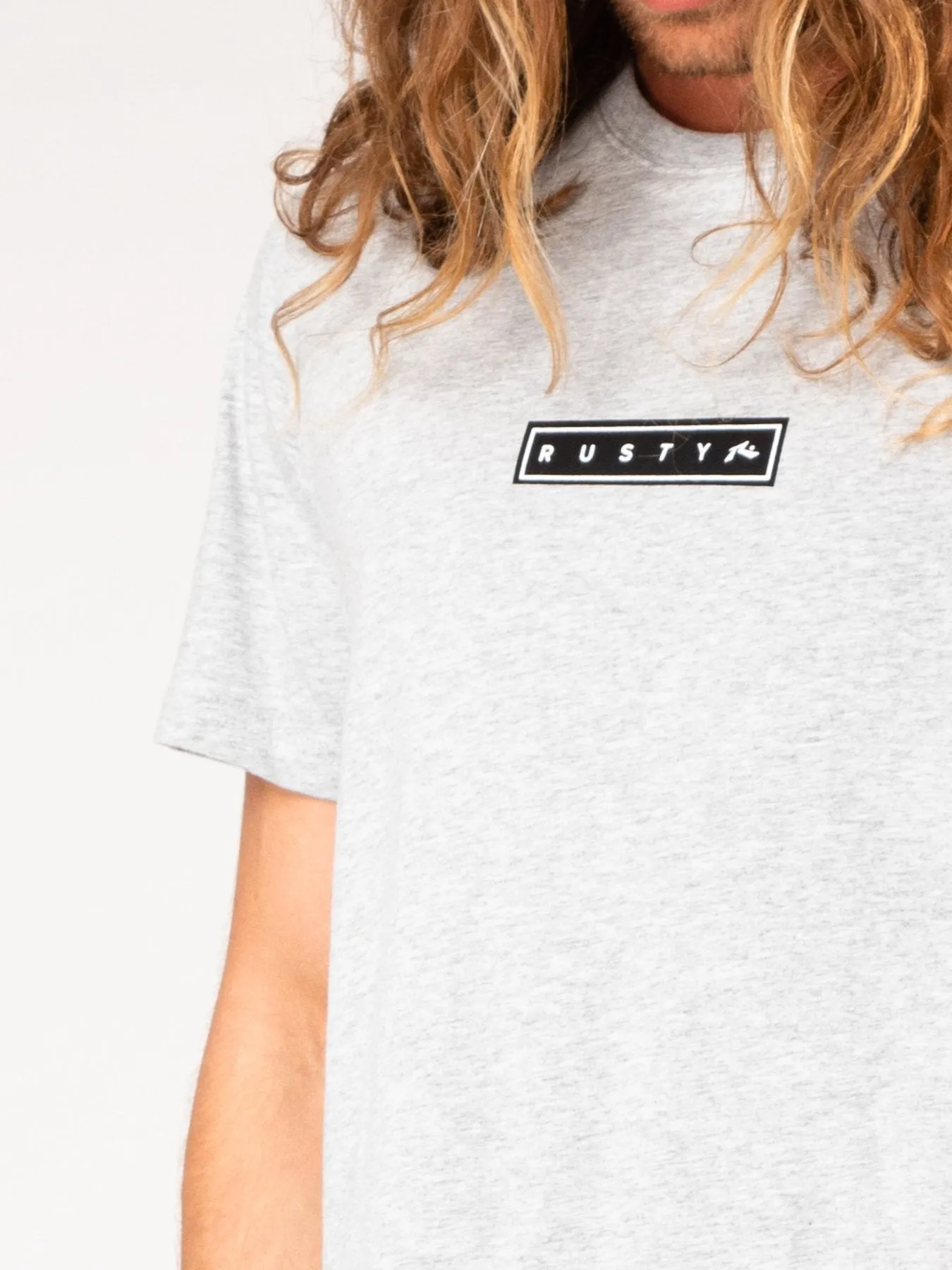 Eighty Eight Short Sleeve Tee - Grey Marle