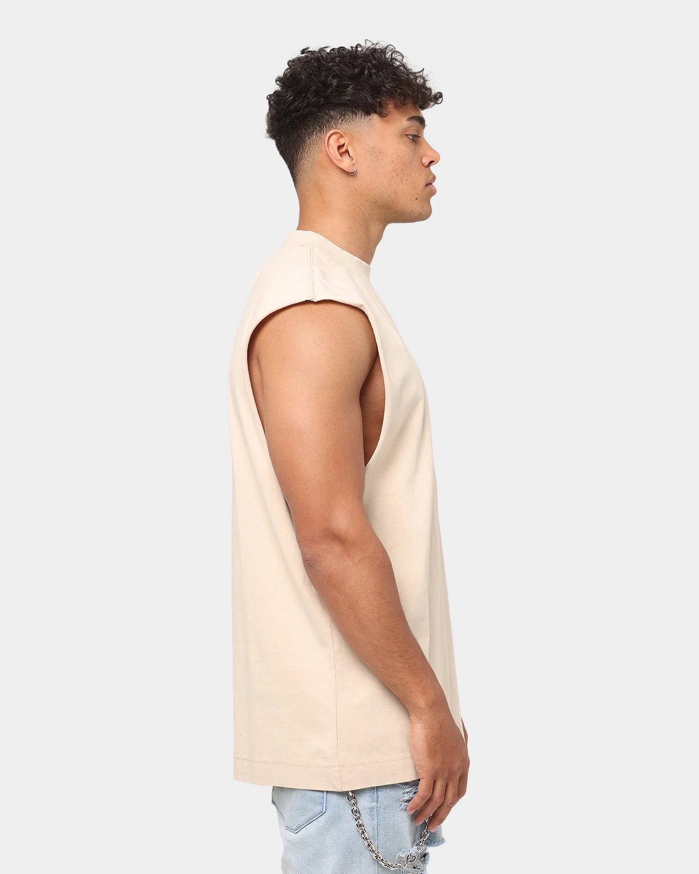 EN ES Heritage Muscle Singlet Tan