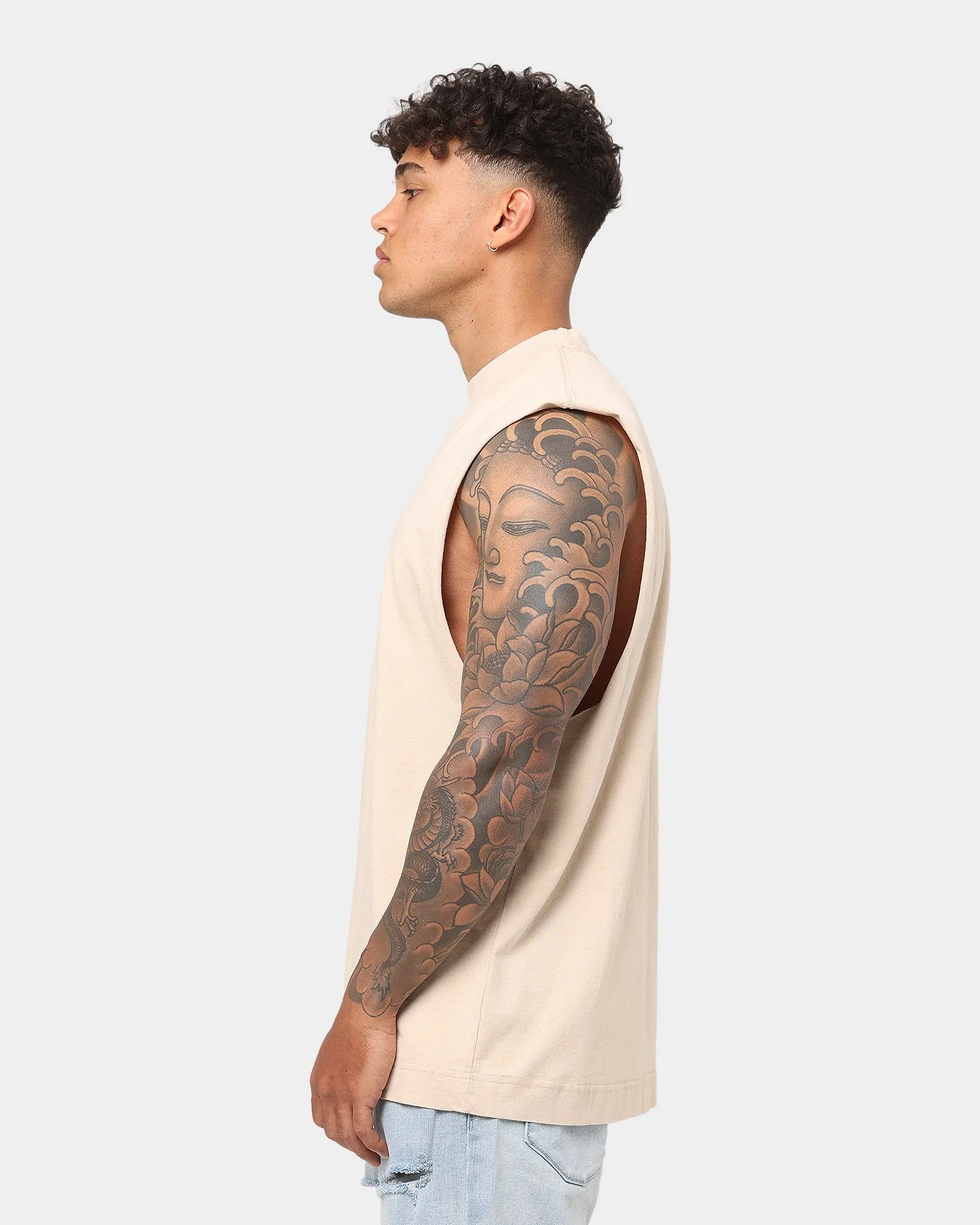 EN ES Heritage Muscle Singlet Tan