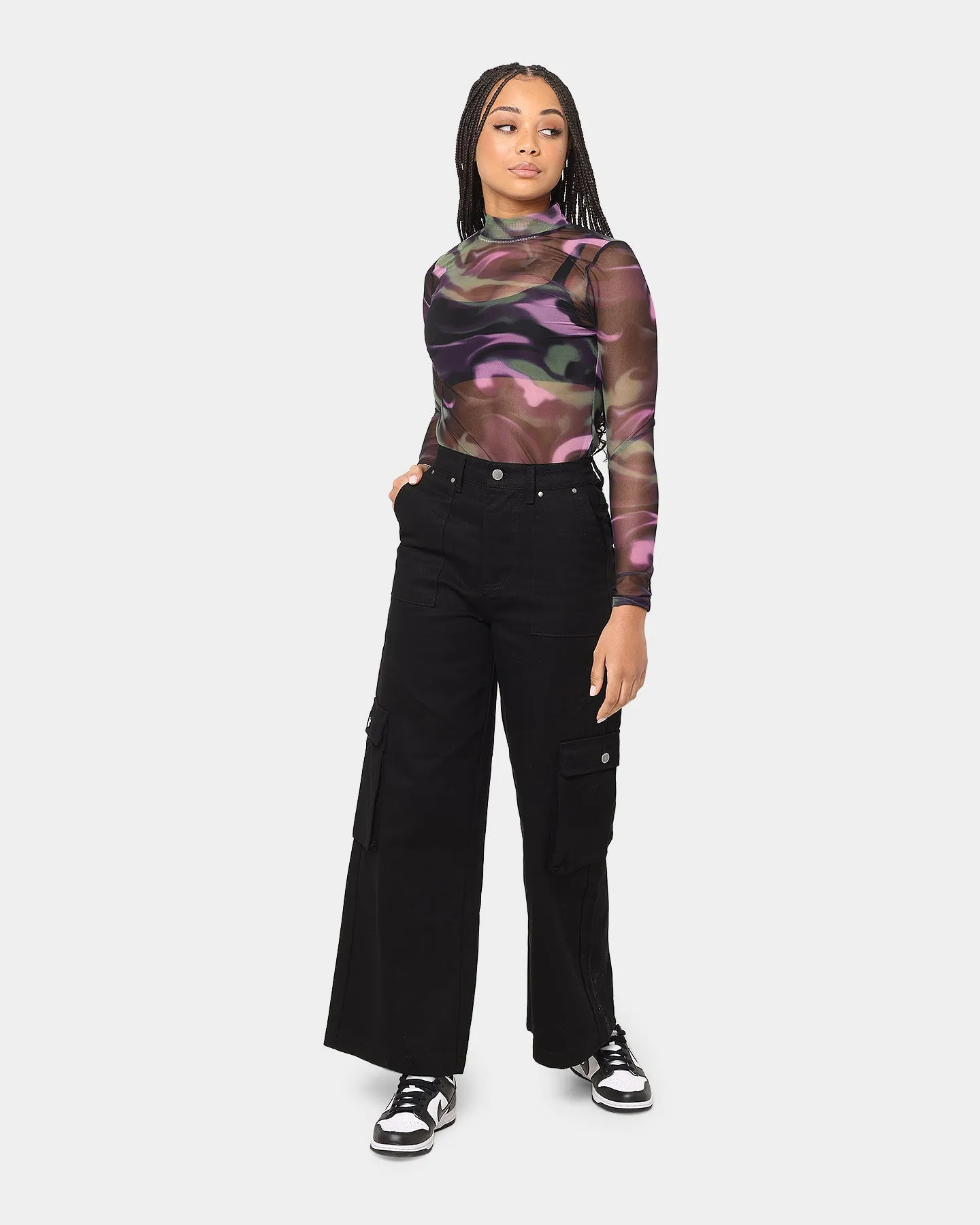 EN ES Women's Arora Long Sleeve Top  Marble