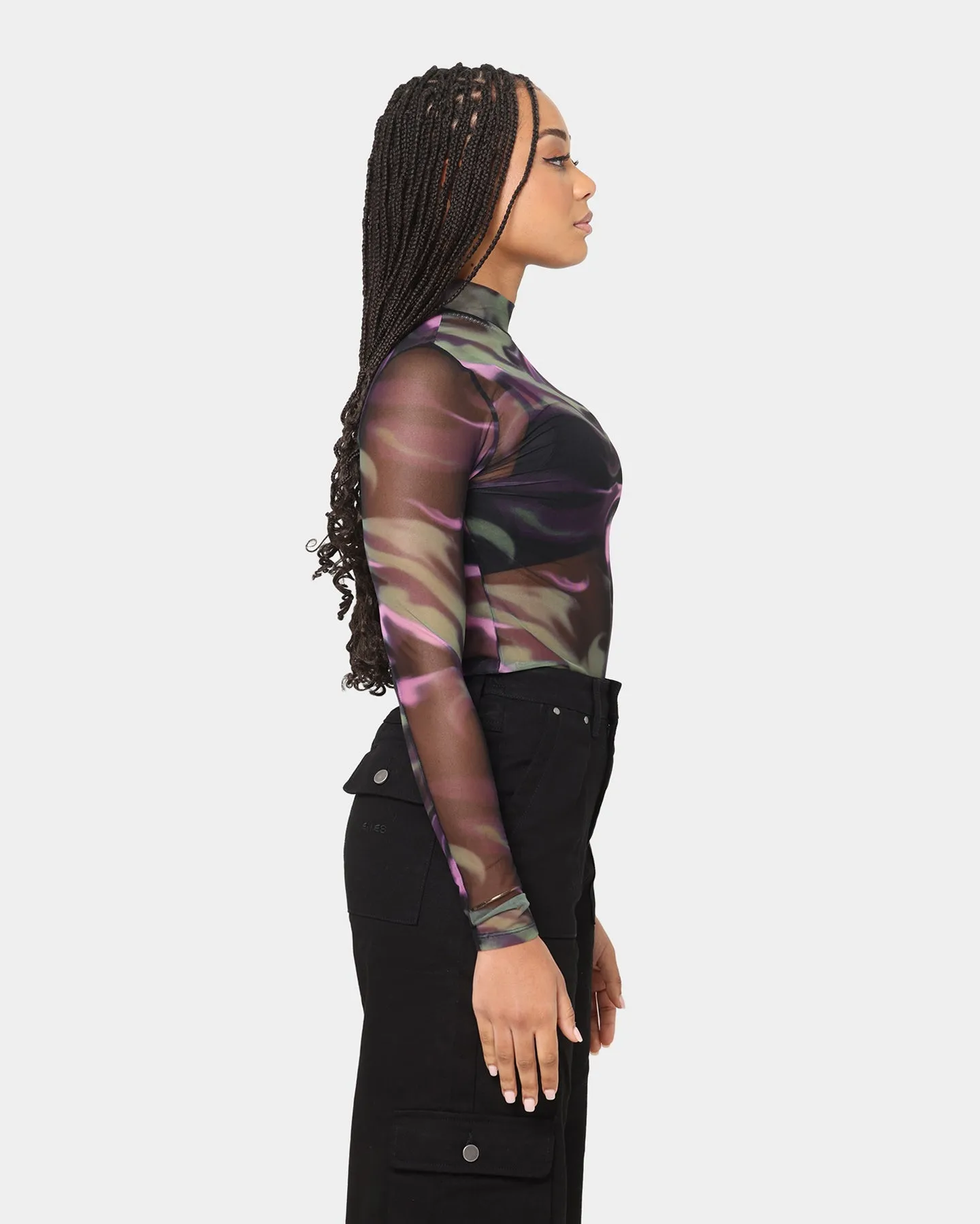 EN ES Women's Arora Long Sleeve Top  Marble