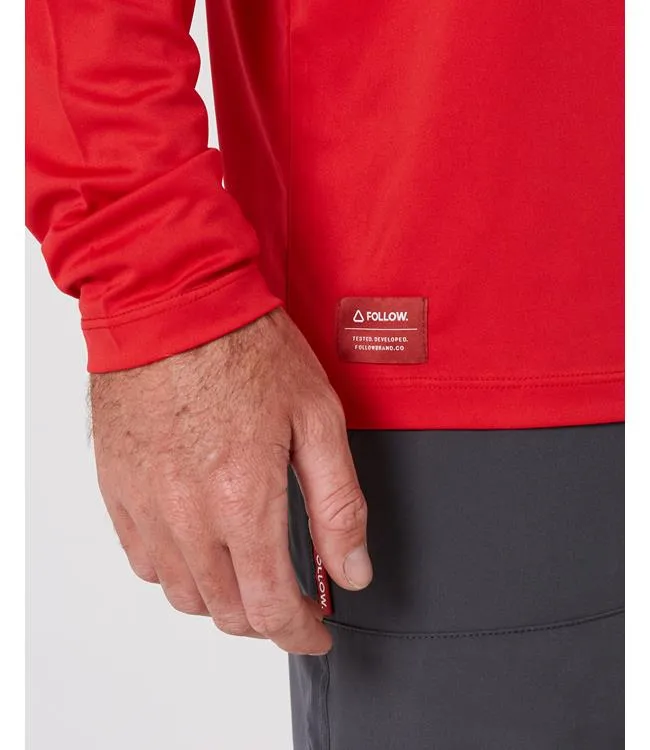 Follow Sun Tee Long Sleeve (2025) - Dirty Red