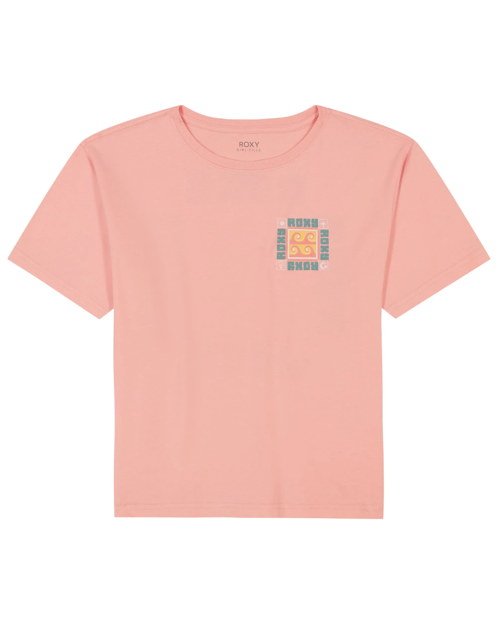 Girls 7-16 Wave Block Oversized T-Shirt -