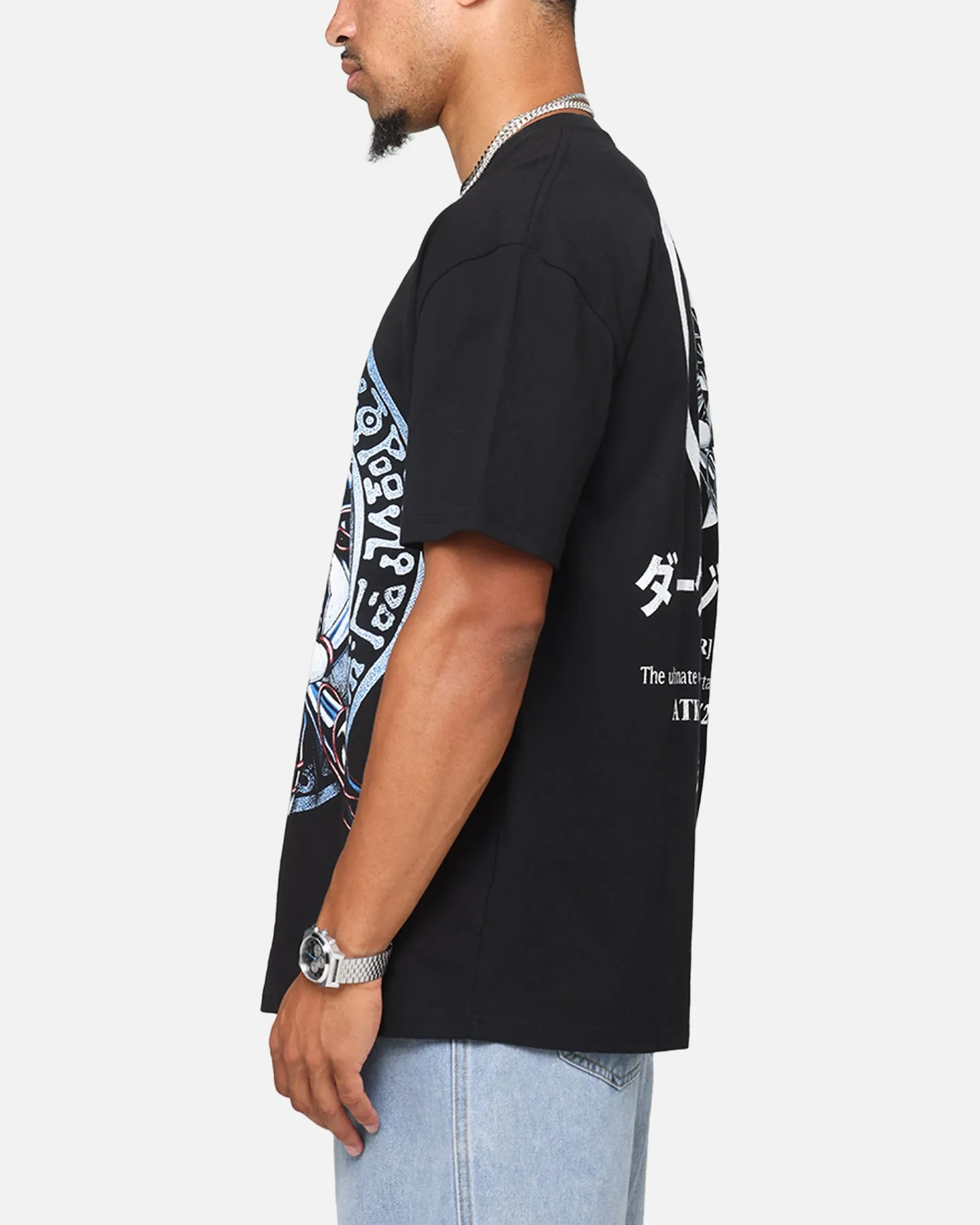 Goat Crew X Yu-Gi-Oh! Dark Magician Card Heavyweight T-Shirt Black