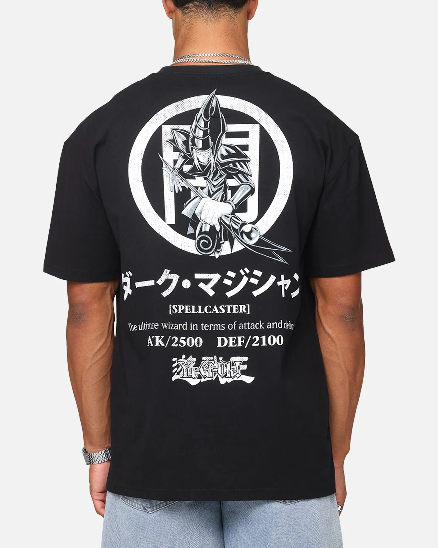 Goat Crew X Yu-Gi-Oh! Dark Magician Card Heavyweight T-Shirt Black