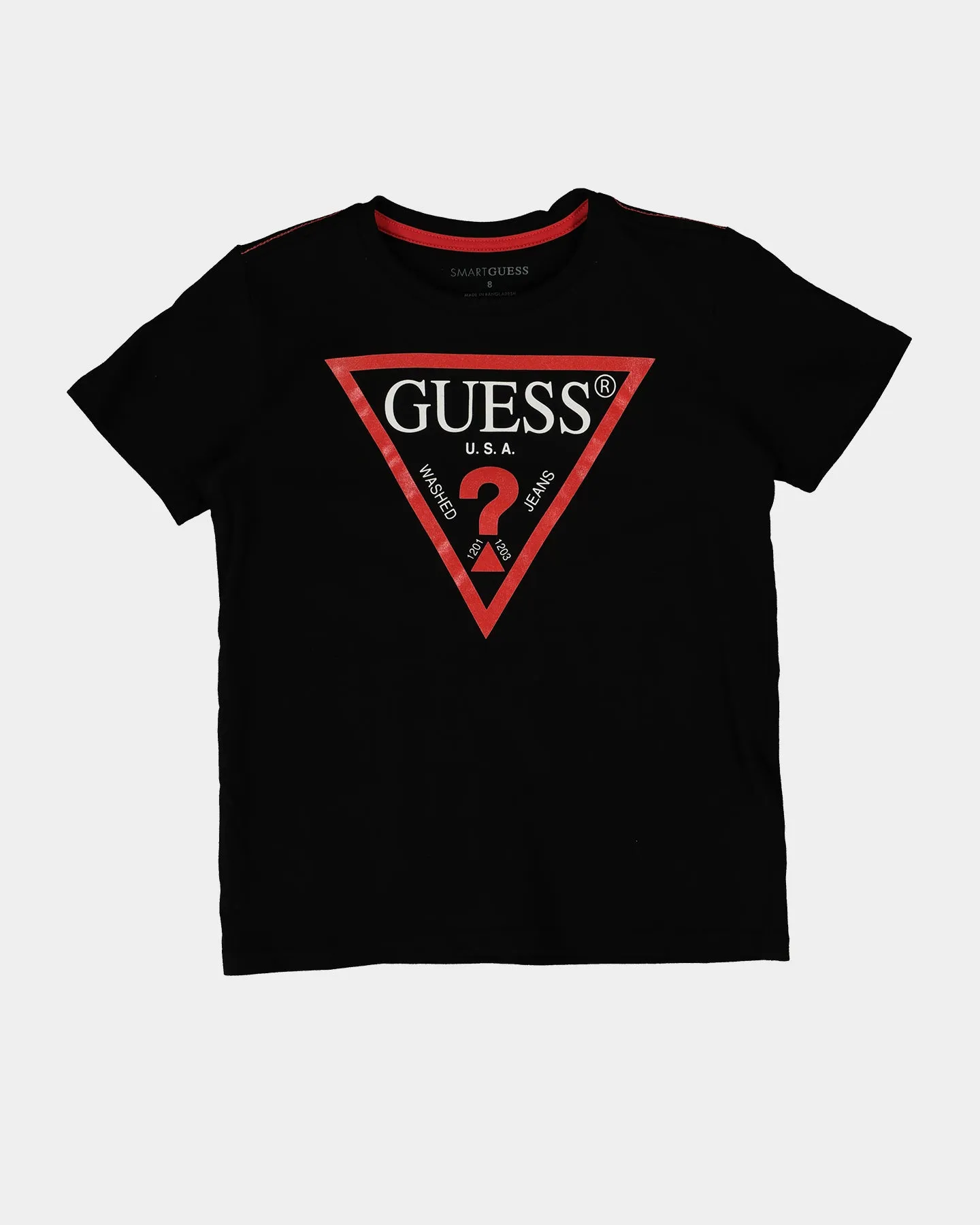 Guess Mainline Kid's Core Short Sleeve T-Shirt Jet Black