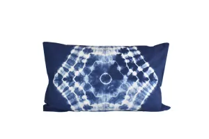 Hand Made Indigo Tie and Dye Galaxy Pillow Cover