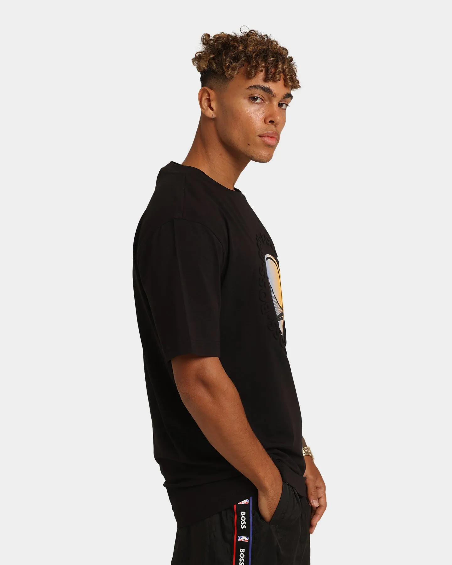 Hugo Boss Hugo Boss X NBA Basic Golden State Warriors Short Sleeve T-Shirt Black