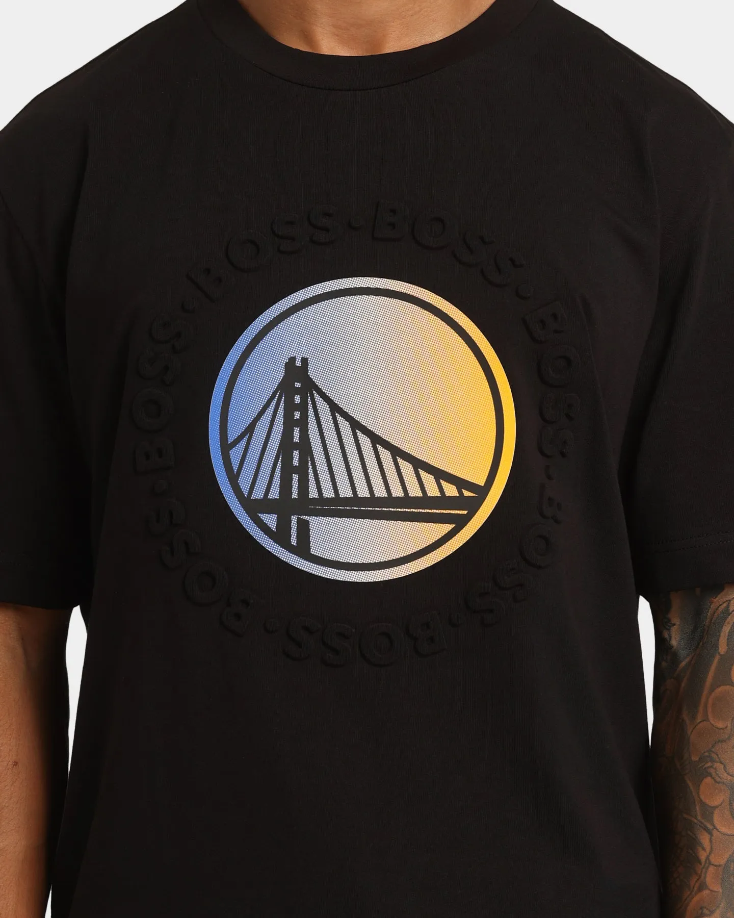 Hugo Boss Hugo Boss X NBA Basic Golden State Warriors Short Sleeve T-Shirt Black