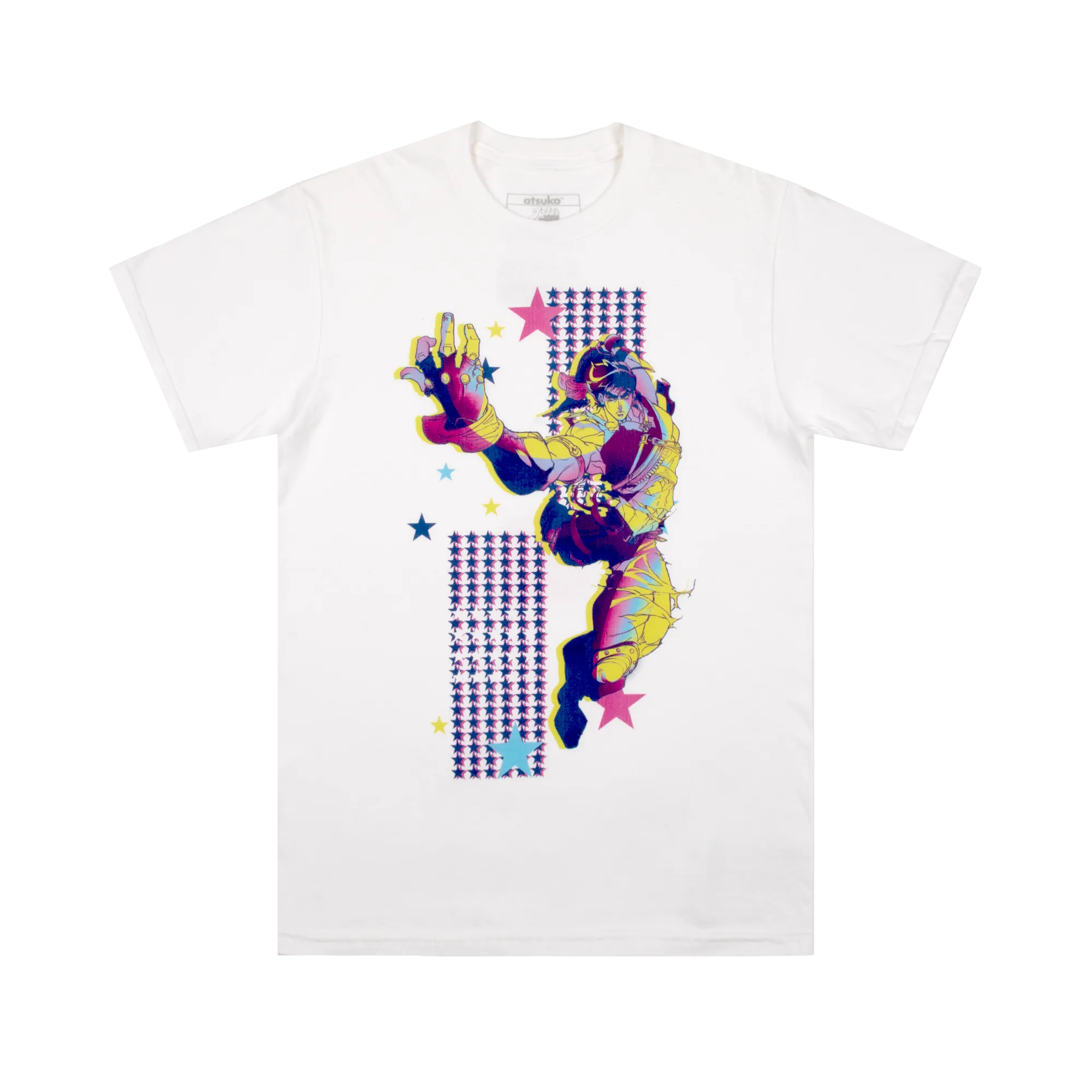Jonathan Joestar Stars White Tee