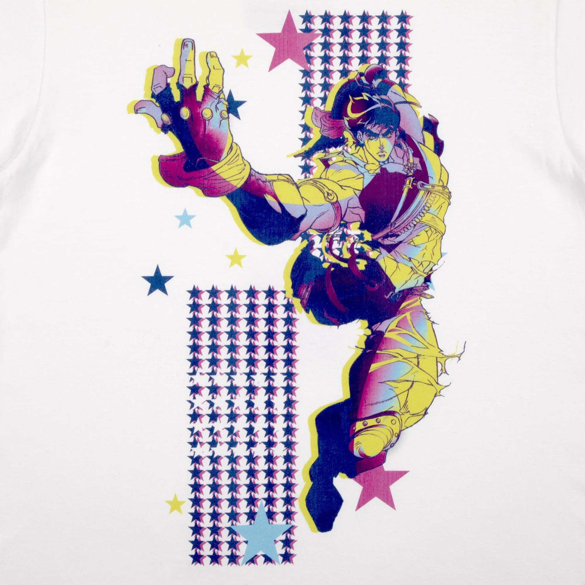 Jonathan Joestar Stars White Tee