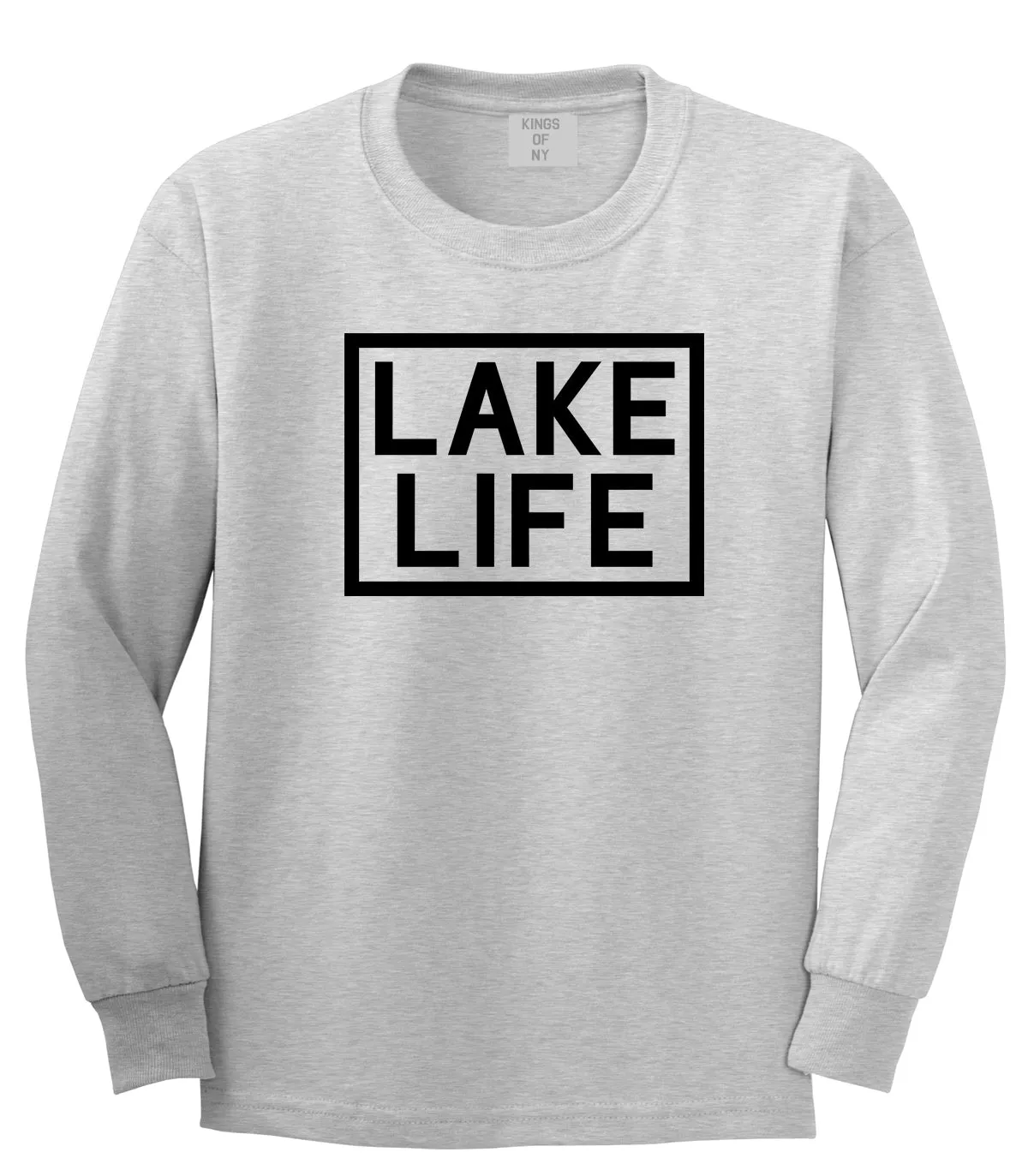 Lake Life Box Mens Long Sleeve T-Shirt