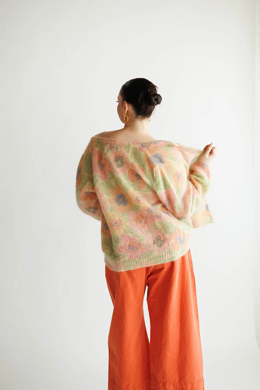 Lata Womens Woven Carigan
