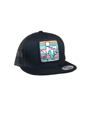 Lazy J Ranch Wear Black Home Sweet Texas Cap