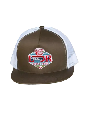 Lazy J Ranch Wear Brown Conquest Patch Cap