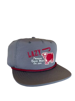 Lazy J Ranch Wear Grey Premium Ranch Rope Cap