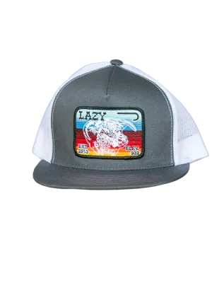 Lazy J Ranch Wear Grey Serape Elevation Cap