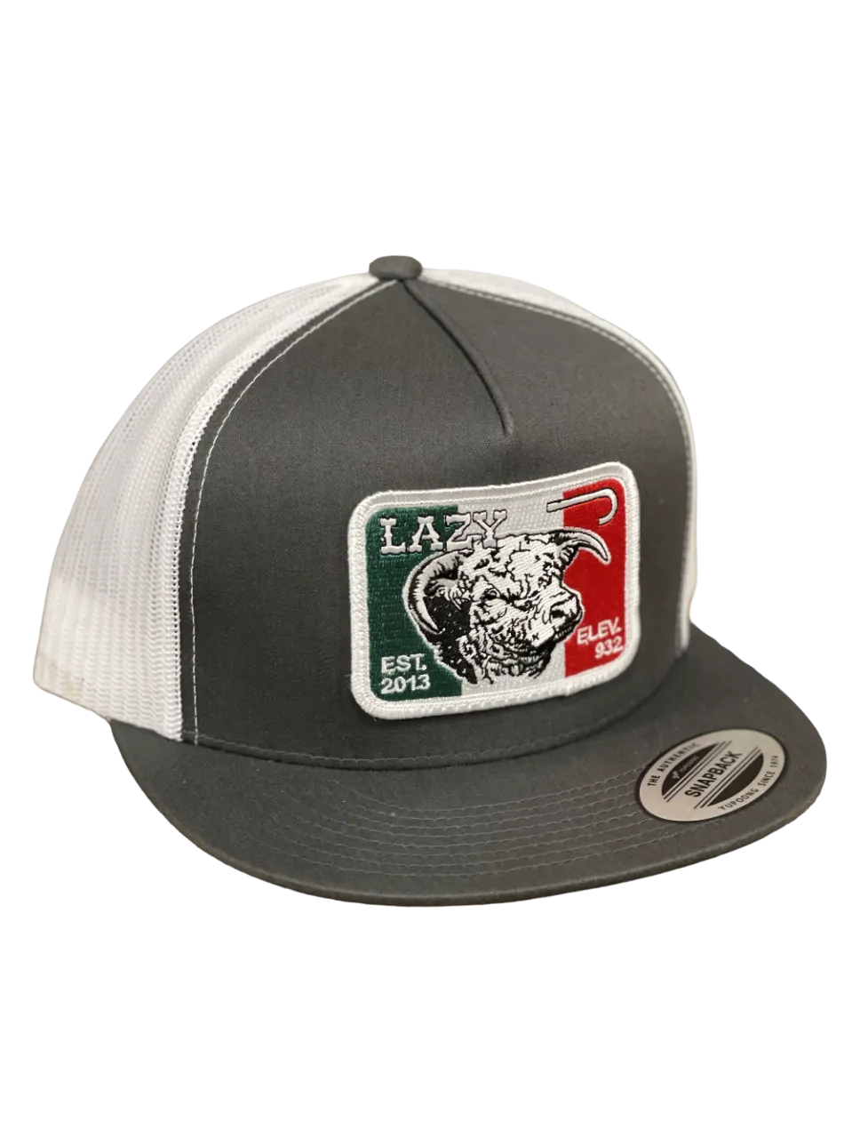 Lazy J Ranch Wear Mexico Bull Patch Cap