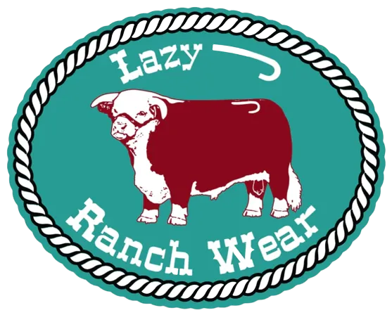 Lazy J Ranch Wear Original Patch Hereford Sticker