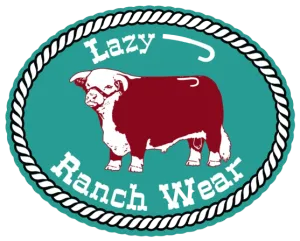 Lazy J Ranch Wear Original Patch Hereford Sticker