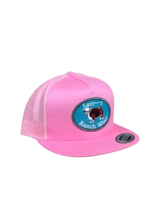 Lazy J Ranch Wear Pink Original Patch Cap