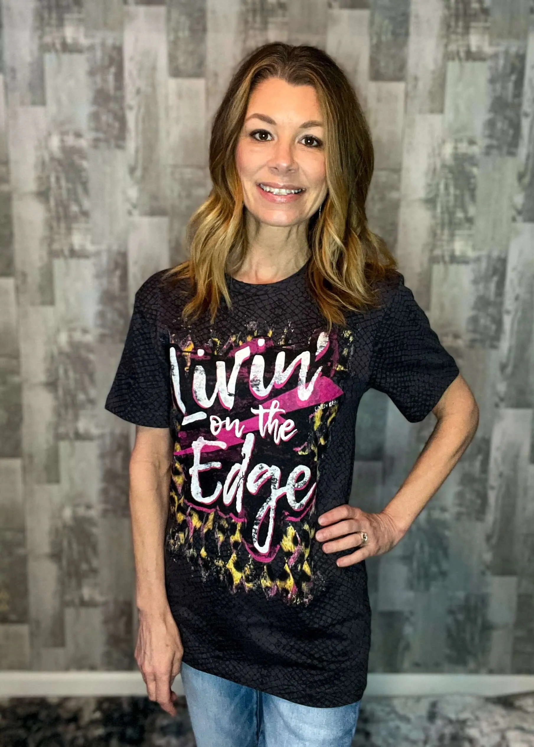 Livin' on the Edge Graphic Tee