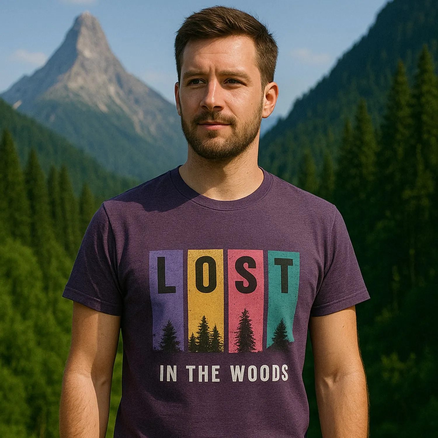 Lost in the Woods Family & Group Vacation T-Shirts