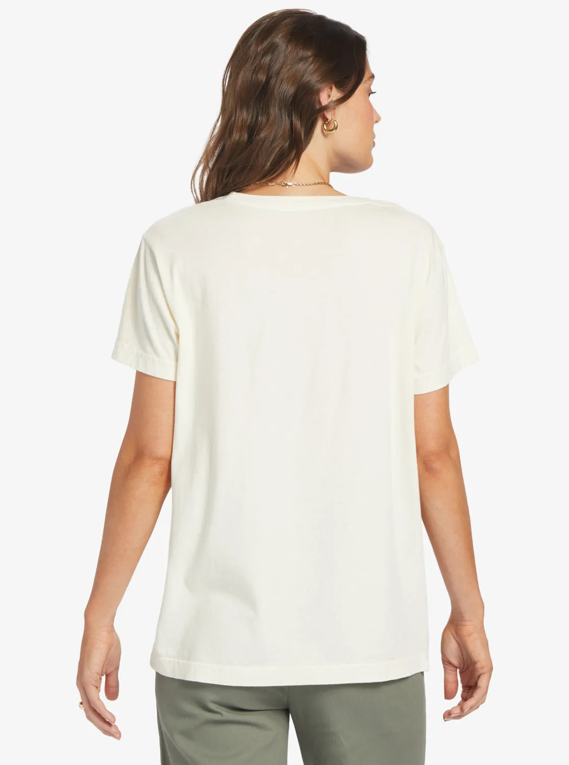 Mele Tiki Boyfriend T-Shirt - Egret