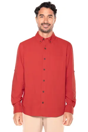 Men's Aricia Sun Shirt  |  Carmine Red