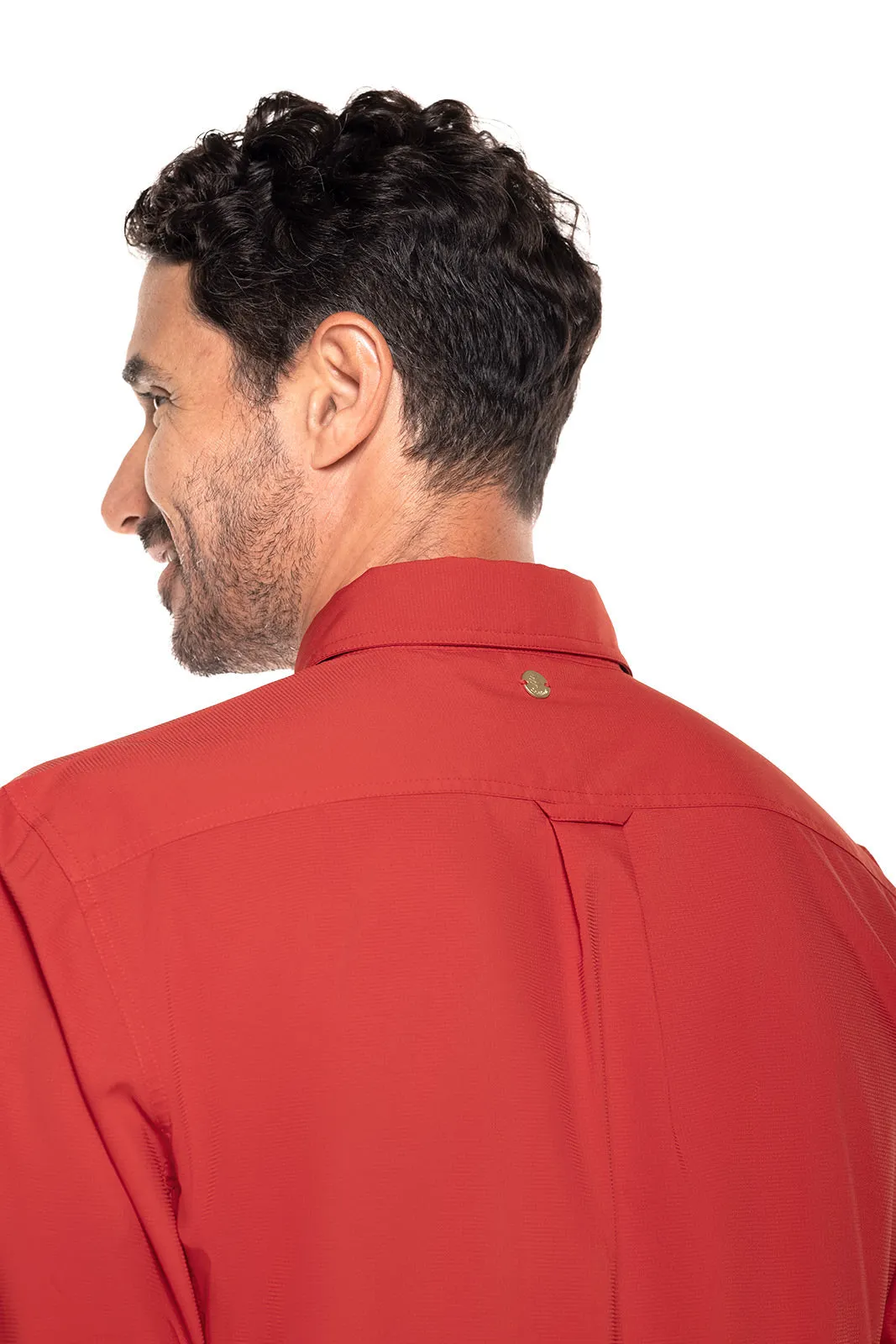 Men's Aricia Sun Shirt  |  Carmine Red