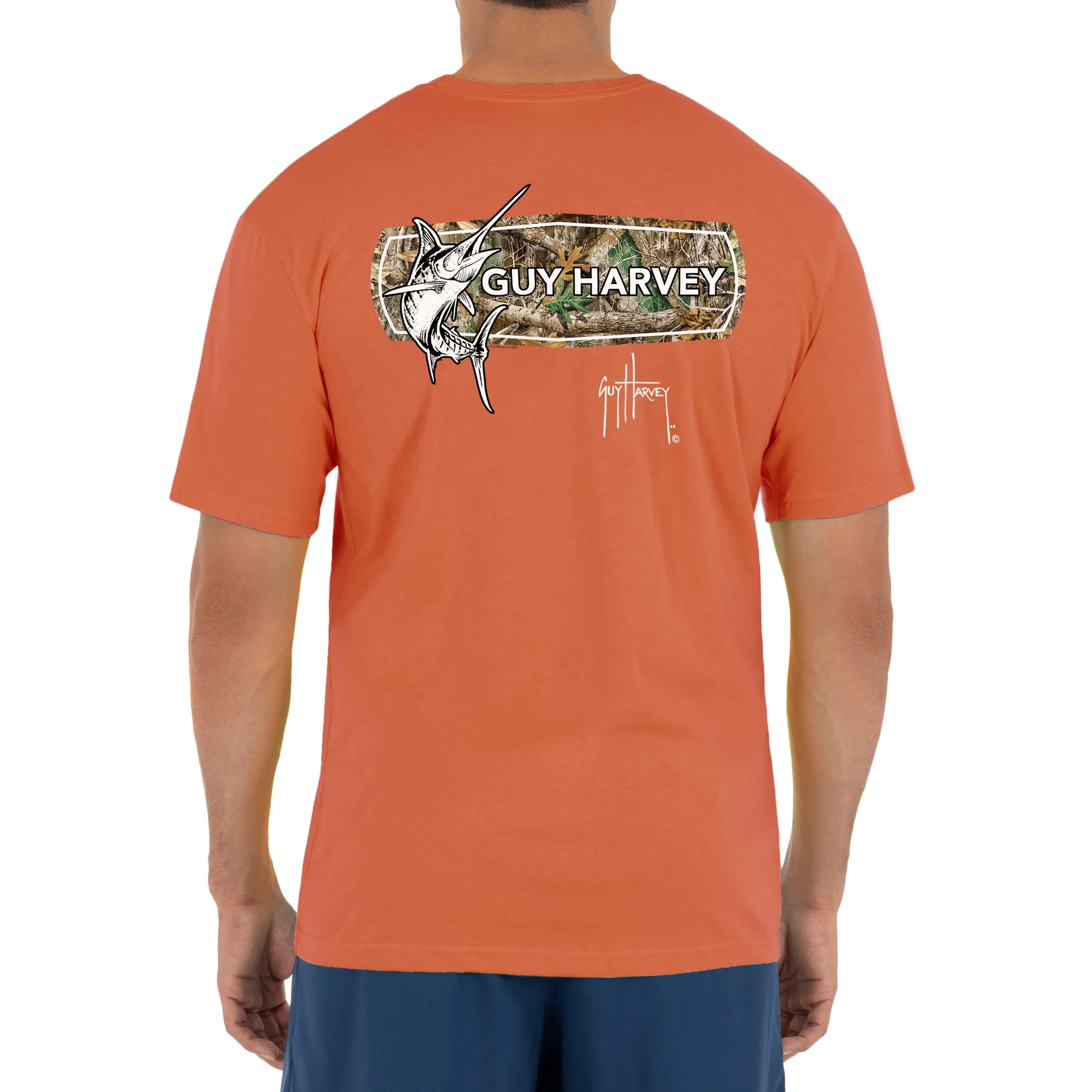 Men's Jumping Marlin Realtree Short Sleeve Pocket T-Shirt