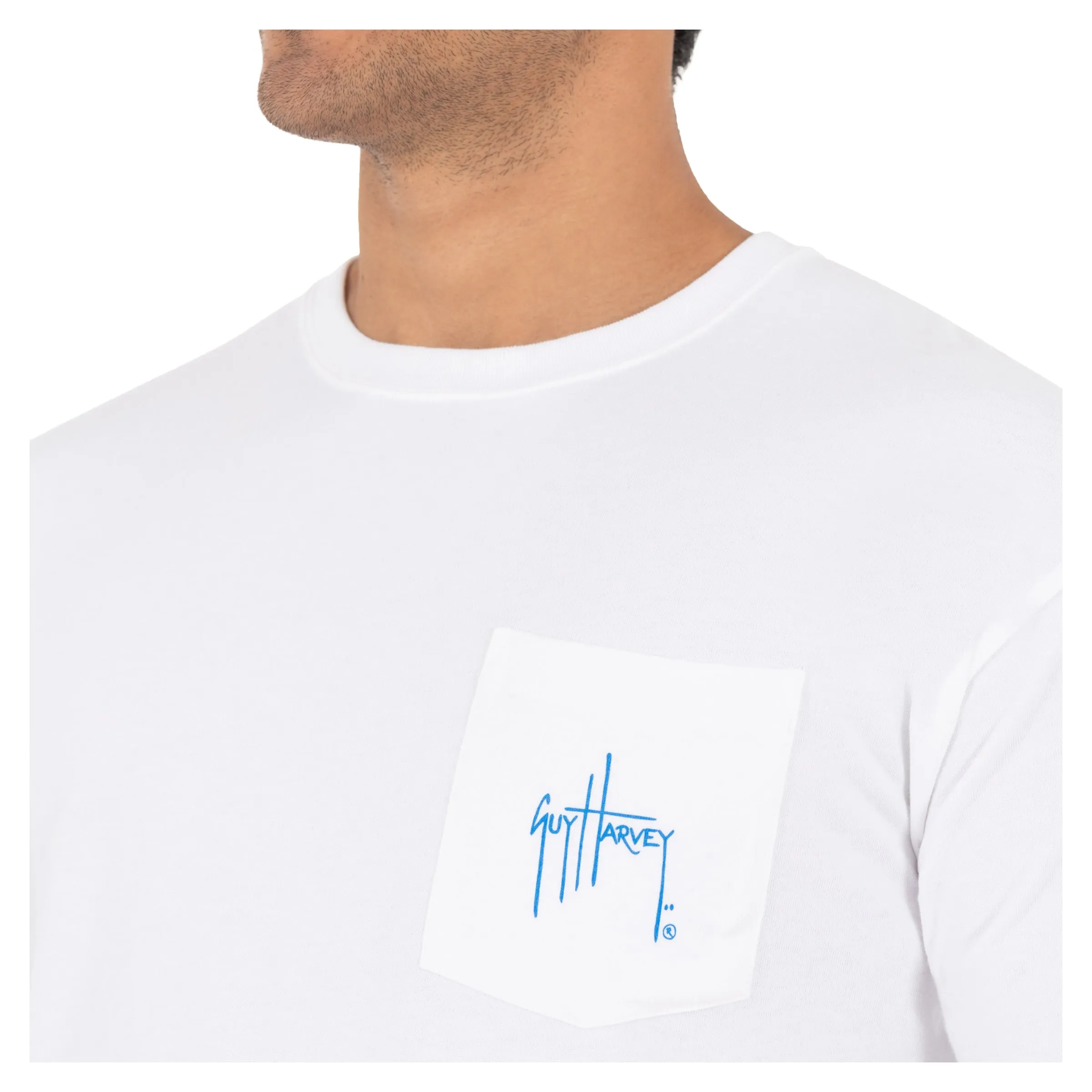 Men's Paradise Fishing Short Sleeve Pocket T-Shirt